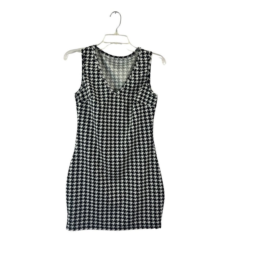 Shein Women's Black & White Short Dress